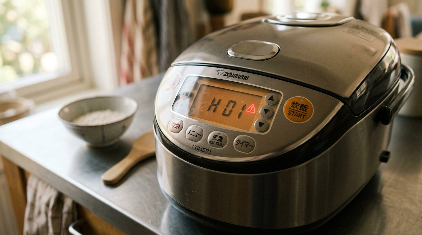 Zojirushi Rice Cooker Error Codes: What H, C, and E Displays Mean and How to Fix Them