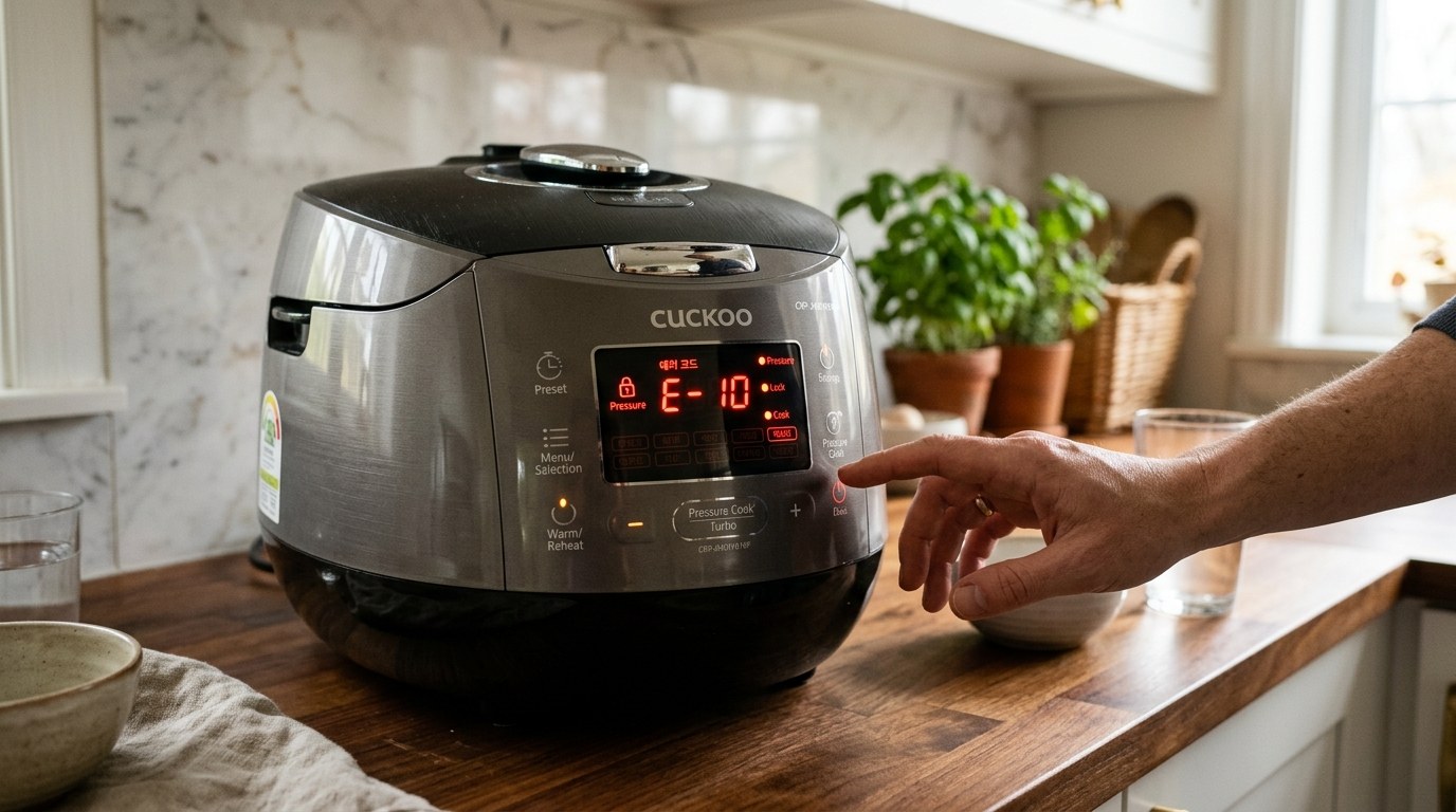 Cuckoo Rice Cooker Error Codes: What the Display Means and How to Fix Each