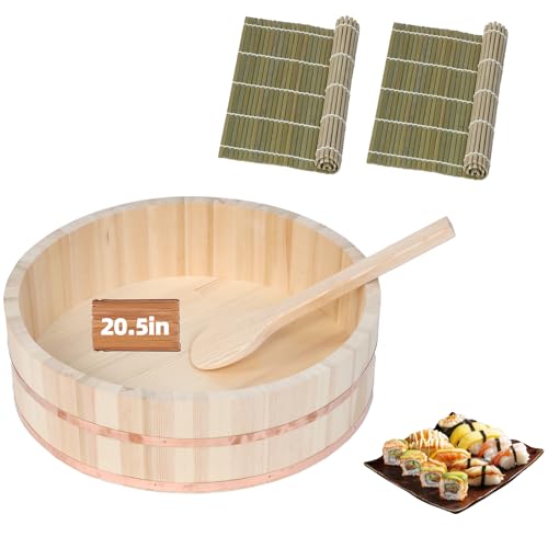 LEQC Hangiri Sushi Rice Tub Set